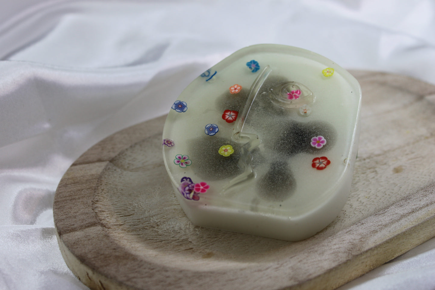 Visage art duo / statuettes-figurine