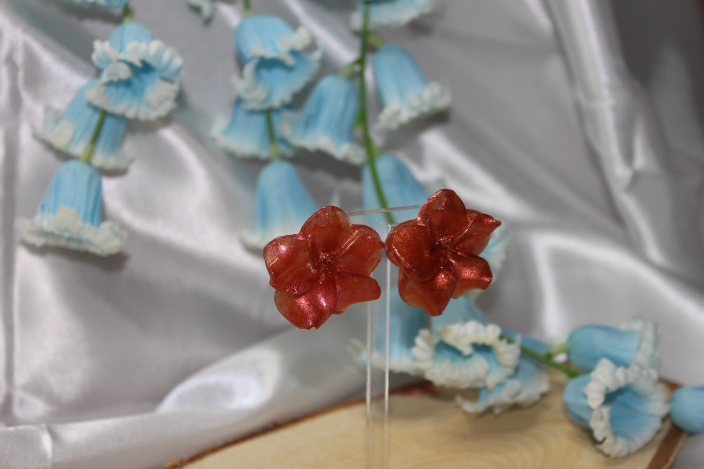 Flower Exotica / boucles d'oreilles