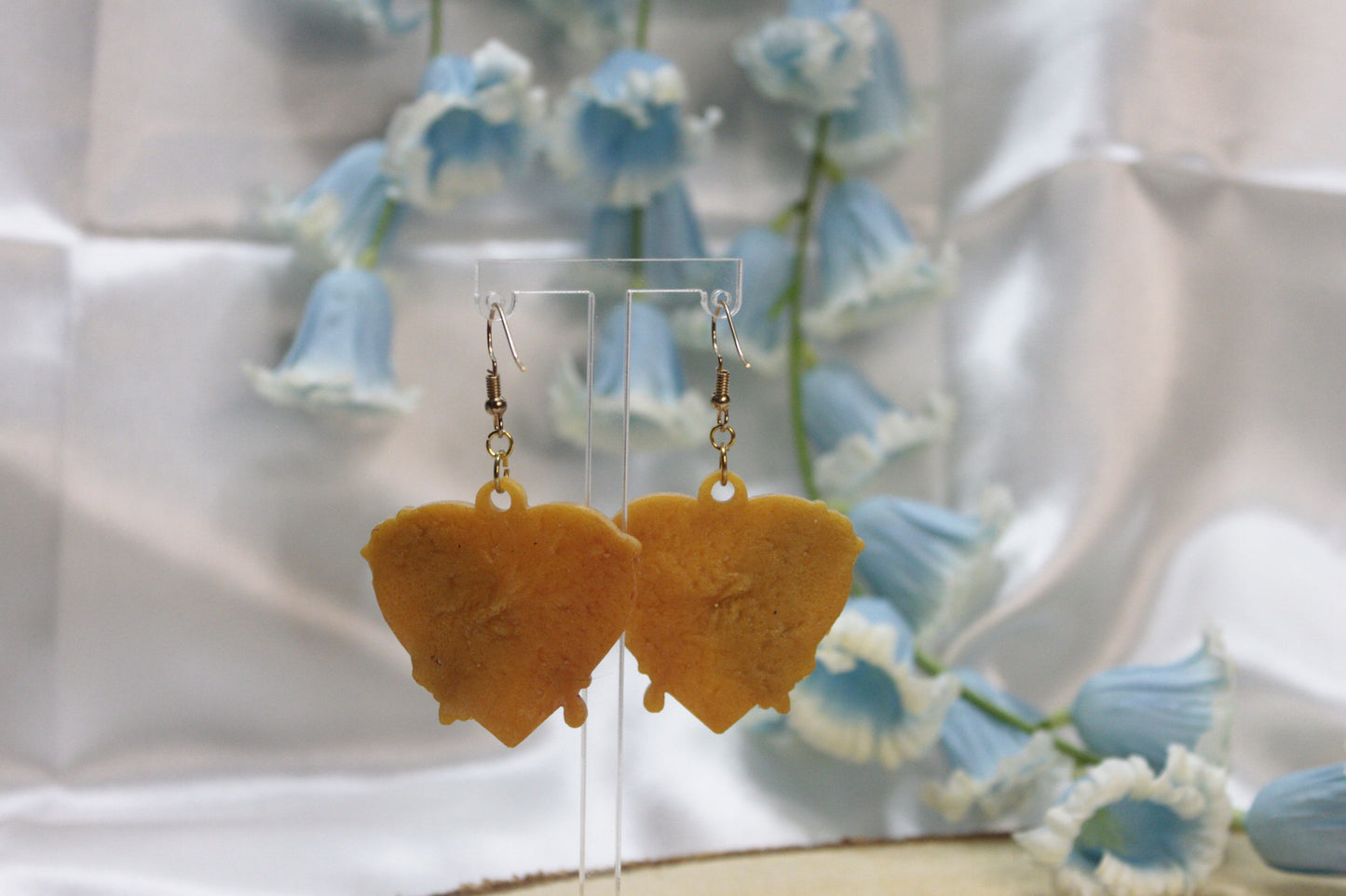 Heart butterfly / boucles d'oreilles
