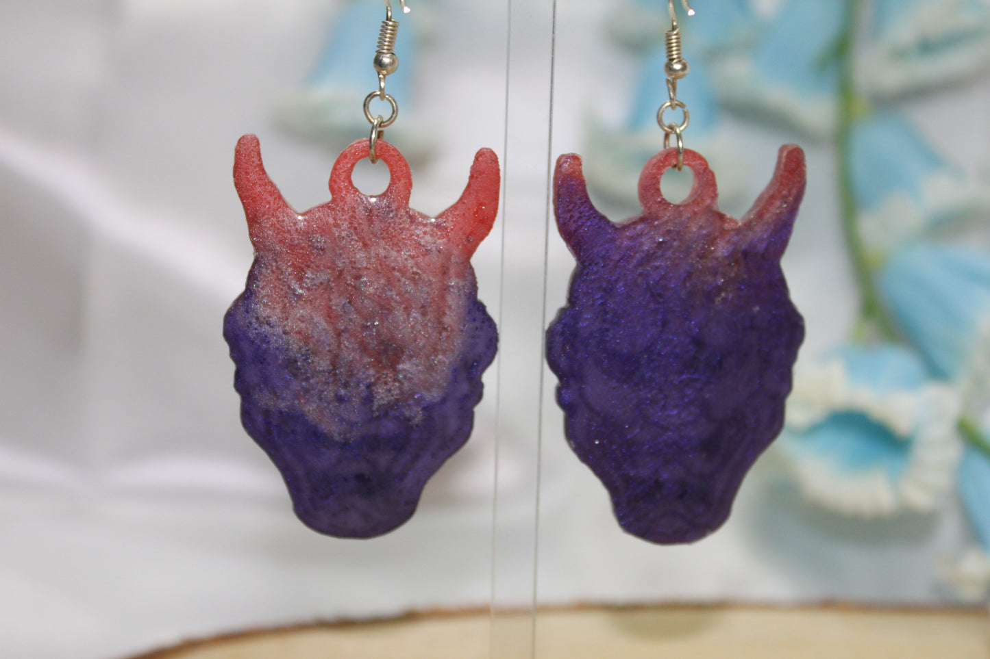 Oni mask / boucles d'oreilles