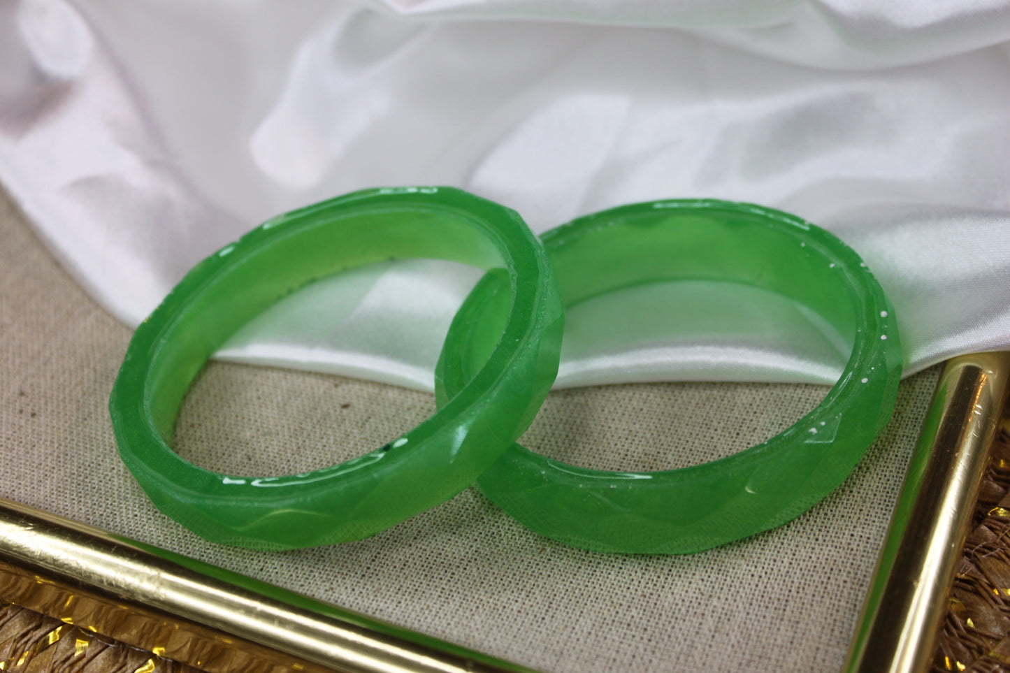 Bracelet duo vert