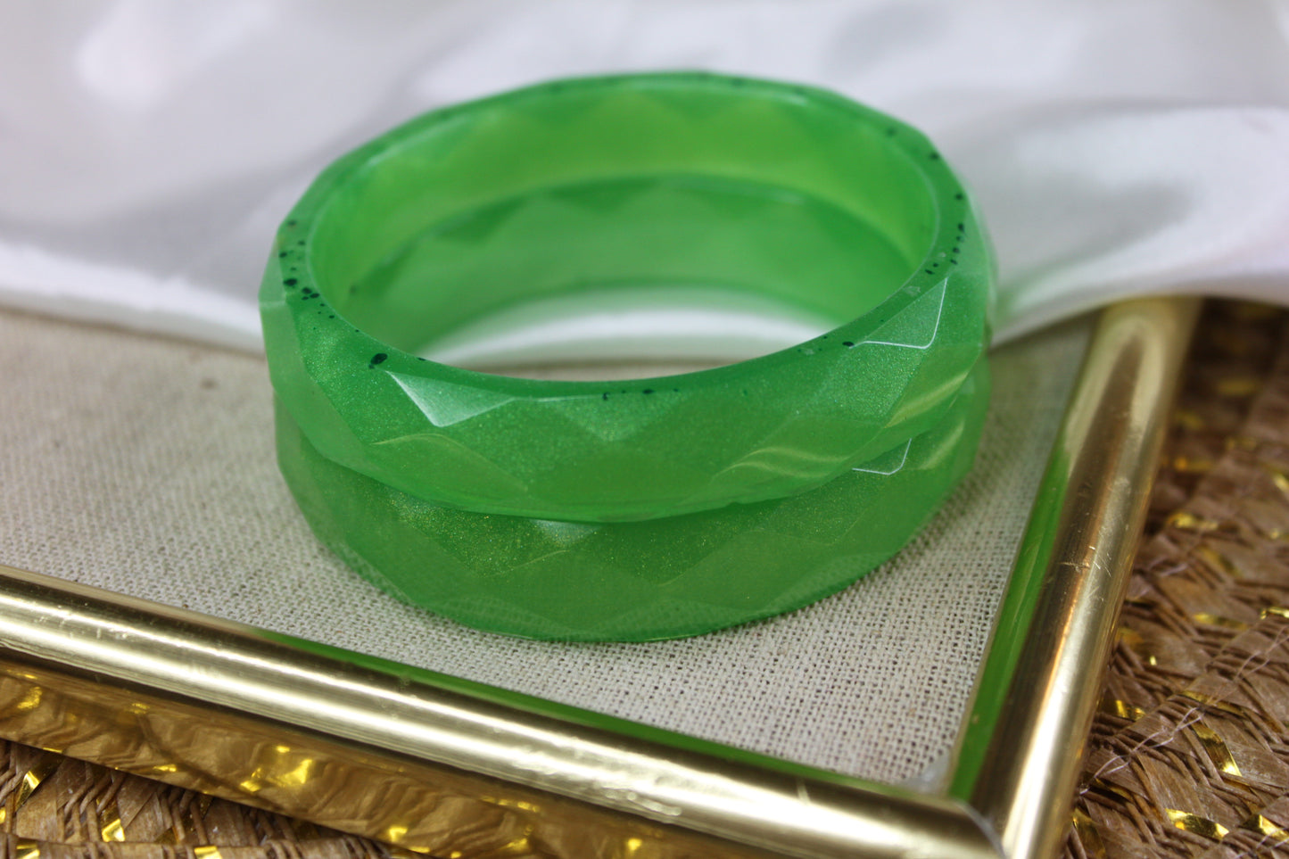 Bracelet duo vert