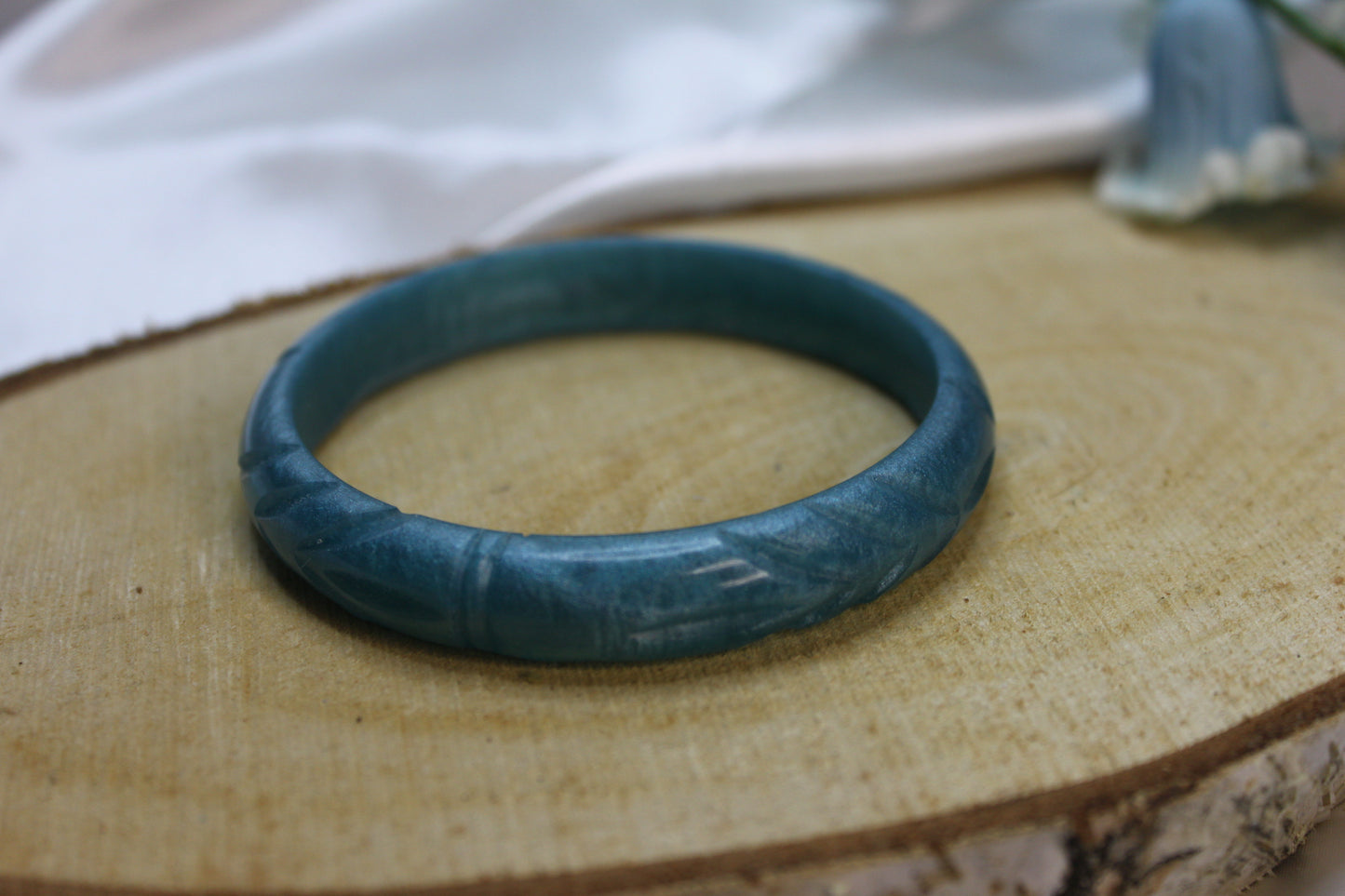 Bracelet rond résine