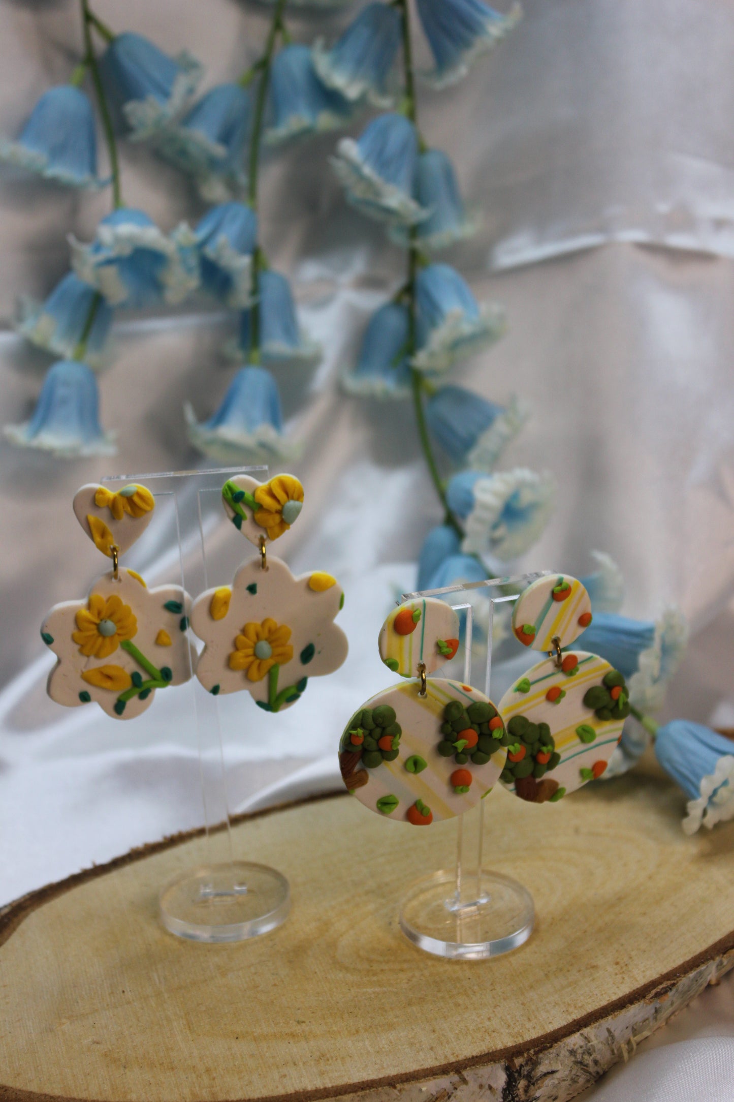 Printemps Flowers/ boucles d'oreilles