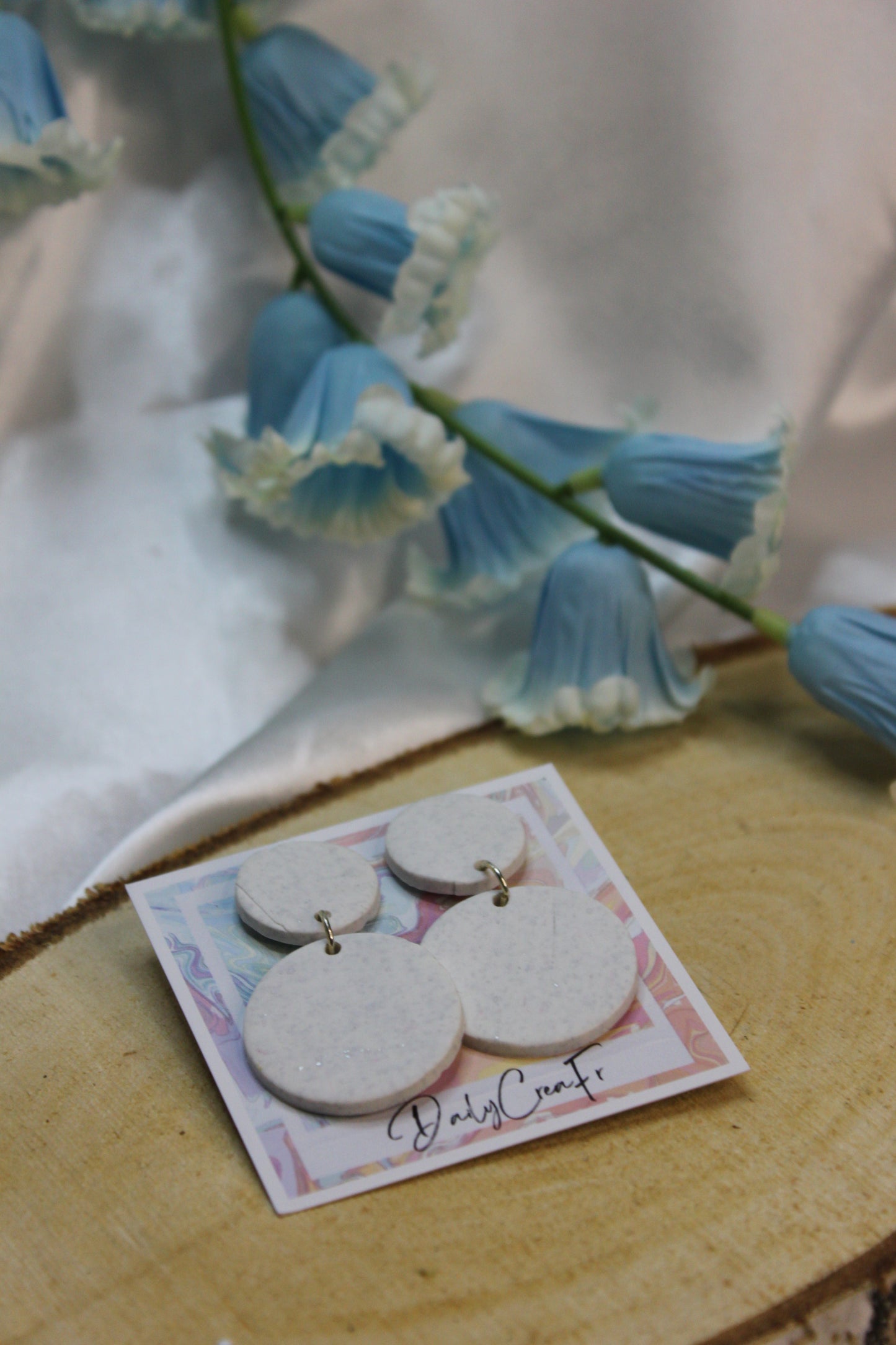 White sand / boucles d'oreilles