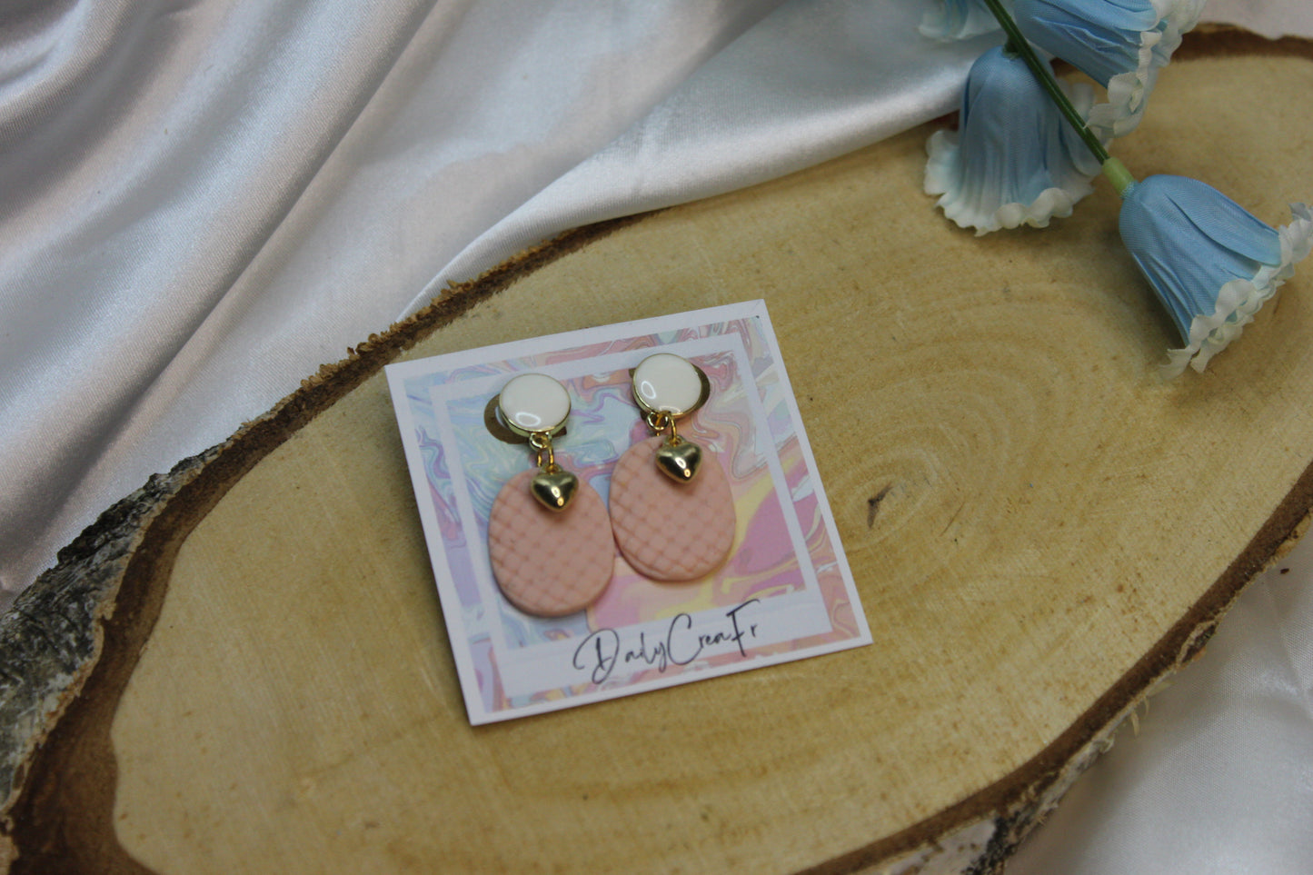 Heart Love / boucles d'oreilles