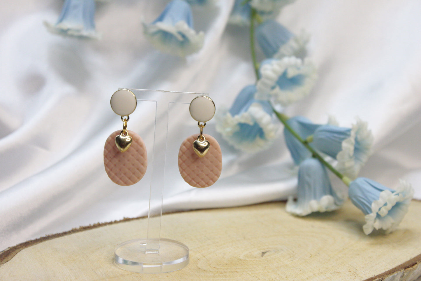 Heart Love / boucles d'oreilles